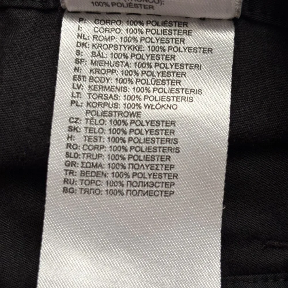 Adidas Men Golf Pants Chino Climalite Performance Casual Career Black 36x32 P192